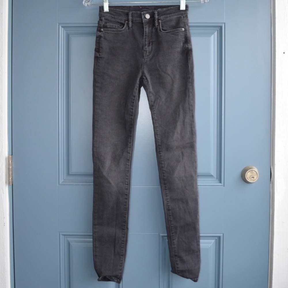 Black High Waisted Skinny Jeans by Allsaints